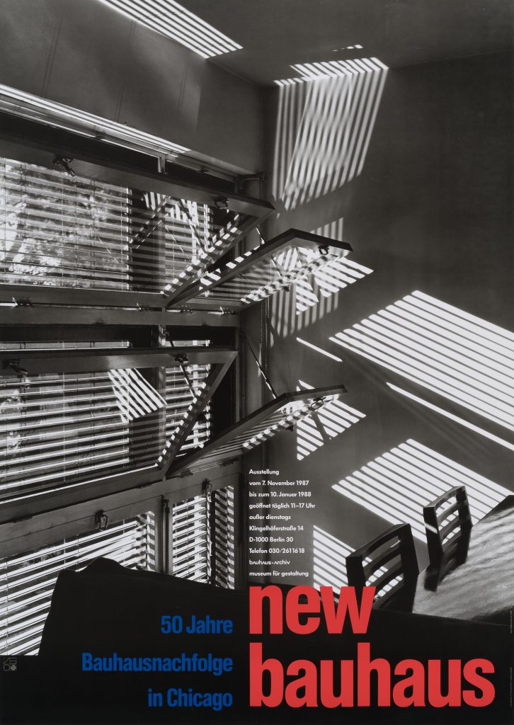 Bauhaus Exhibition Poster - 50 Years of Bauhaus – Posterist